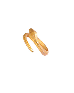 Gold plated Serpente ring