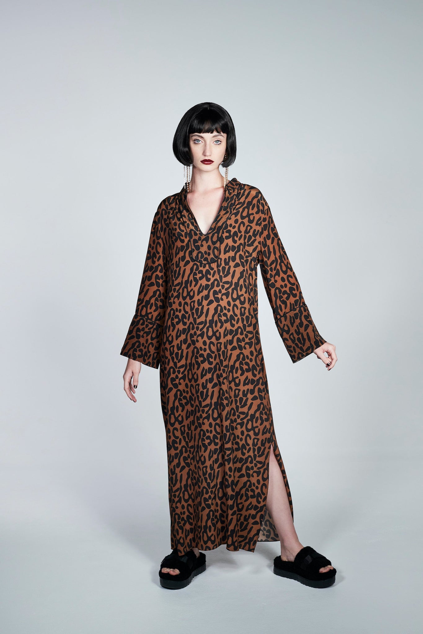 Talitha Silk Tunic Leopard