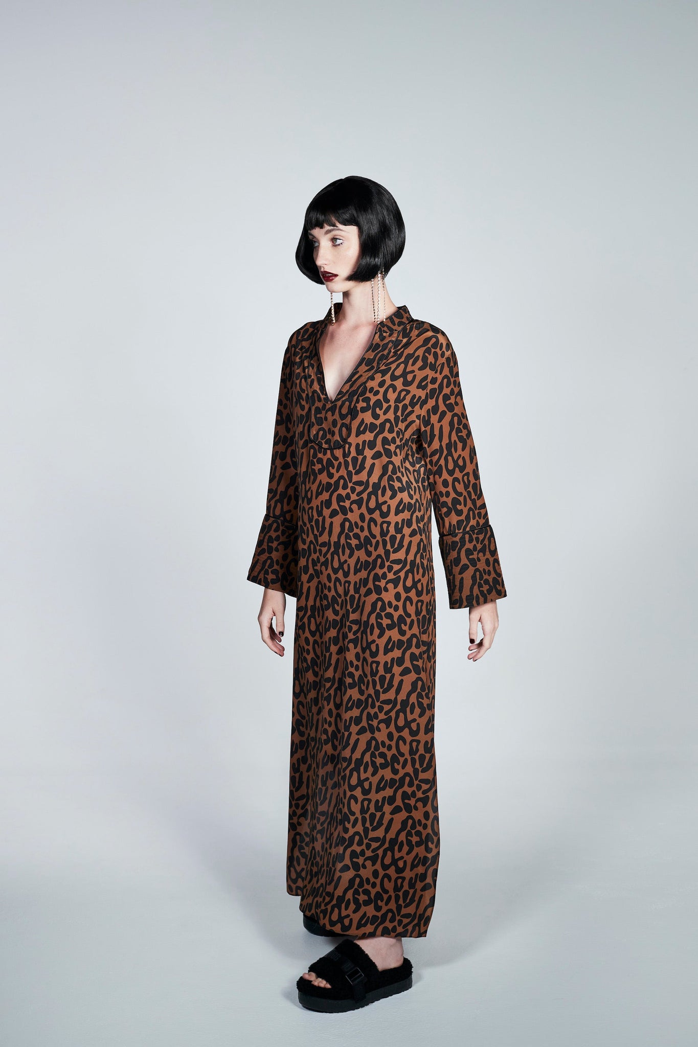 Talitha Silk Tunic Leopard