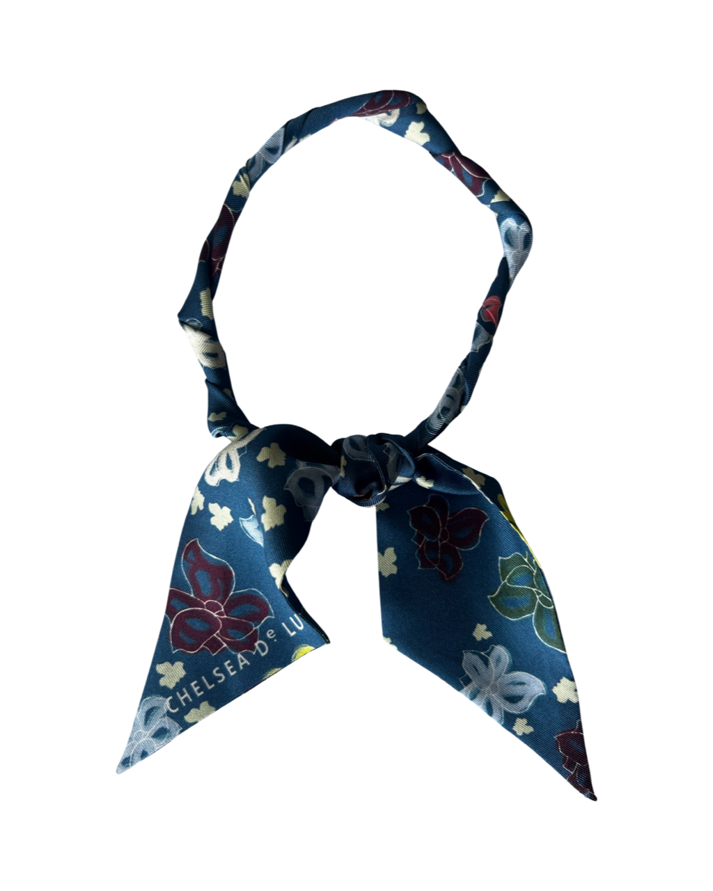 Micro Floral Twilly Scarf